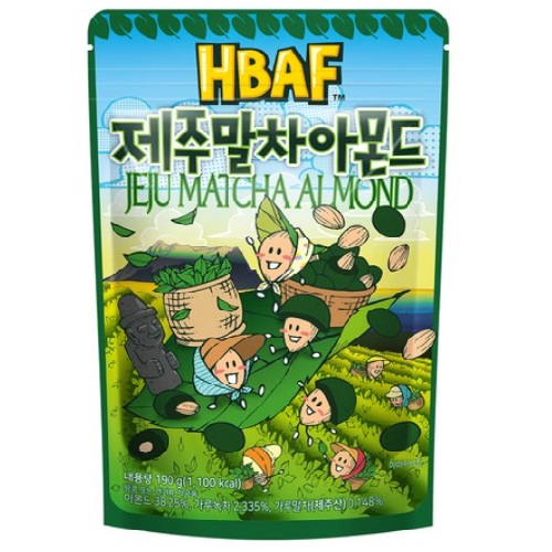 HBAF Jeju Matcha Almond 190g