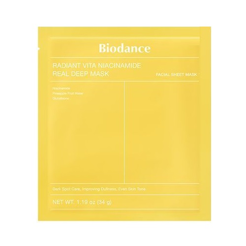 BIODANCE Radiant Vita Niacinamide Real Deep Mask sheet 16P