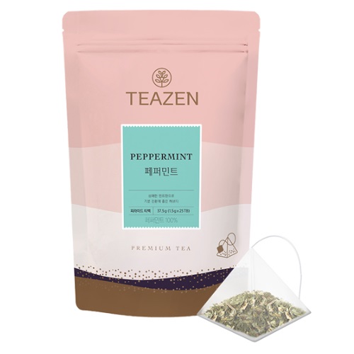 TEAZEN Peppermint 25 Tea Bags (Triangle Tea Bag)