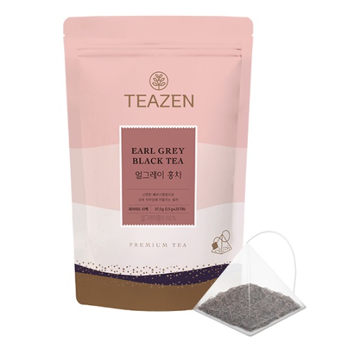 TEAZEN Earl Grey Black Tea 25 Tea Bags (Triangle Tea Bag)