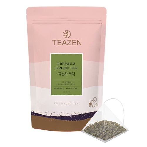 TEAZEN Premium Green Tea 25 Tea Bags (Triangle Tea Bag)