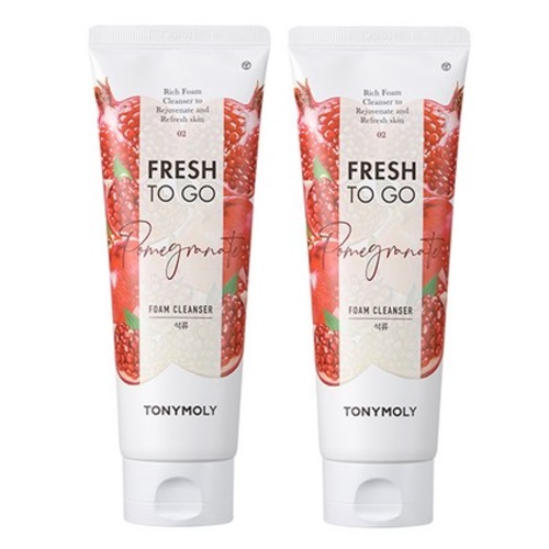 TONYMOLY Fresh To go Pomegranate Foam Cleanser 170ml*2ea