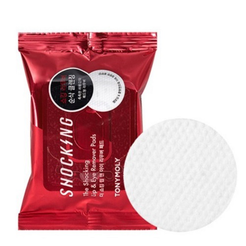 TONYMOLY The Shocking Lip & Eye Remover Pads 30p/55g