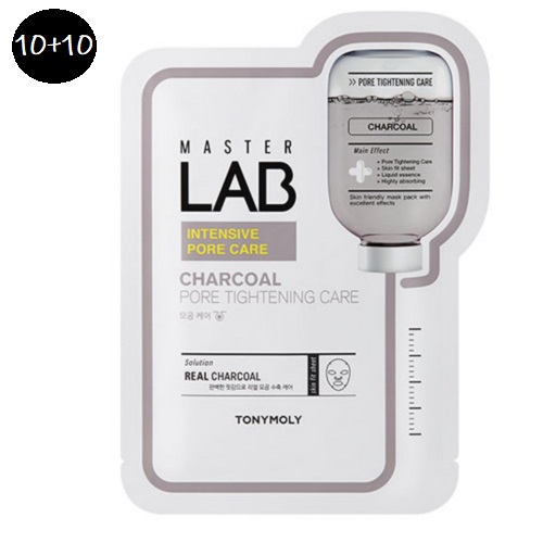 TONYMOLY Master Lab Charcoal Mask sheet (10+10)