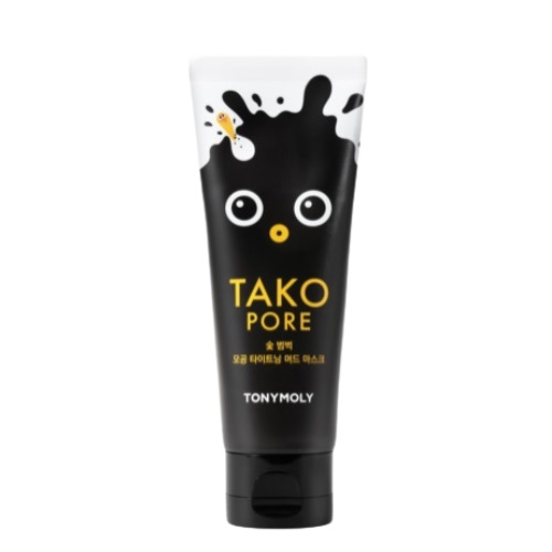 TONYMOLY TAKO Pore Charcoal Port Tightening Mud Mask 100g