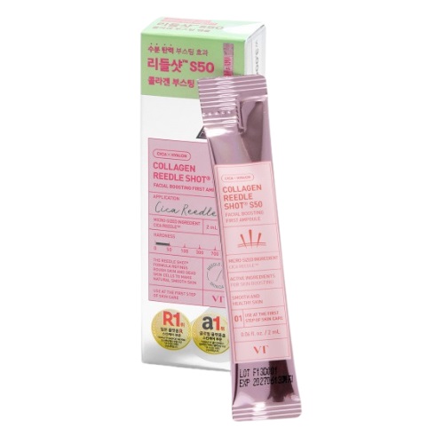 [DAISO] VT Collagen Reedle Shot S50 Facial Boosting First Ampoule 2mlx6ea