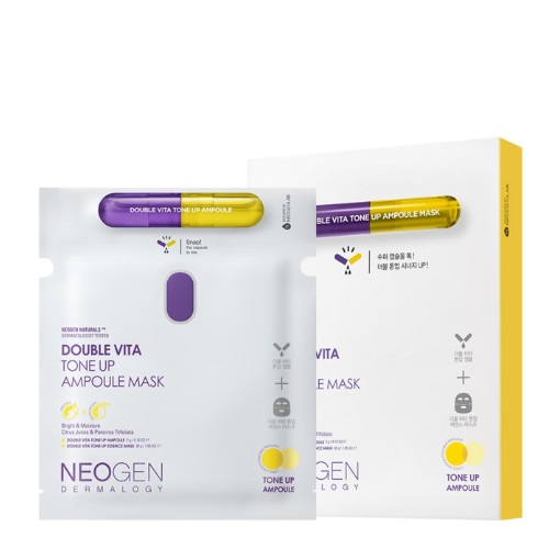 NEOGEN Dermalogy Double Vita Tone Up Ampoule Mask 5EA