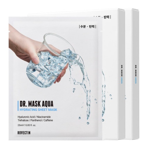 ROVECTIN Dr.Mask Aqua Hydrating Sheet Mask 25ml*10sheets