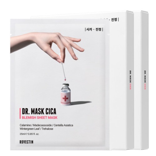 ROVECTIN Dr.Mask Cica Blemish Sheet Mask 25ml*10sheets