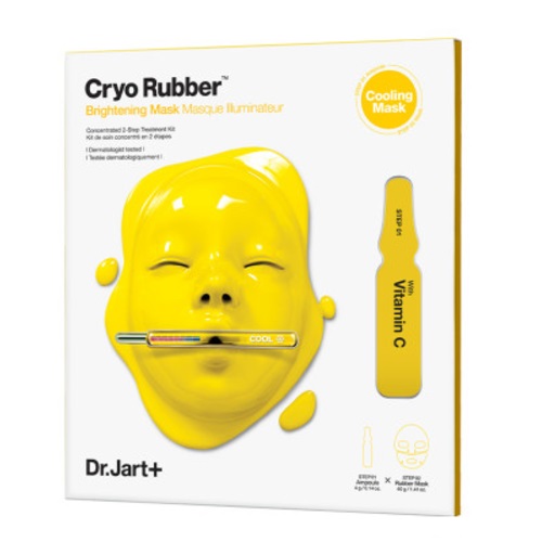 Dr.Jart+ Cryo Rubber Brightening Mask Masque Illuminateur 4g+4g 1sheet