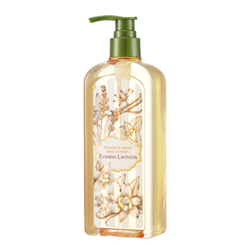 Nature Republic Perfume De Nature Body Oil Wash Evening Lavender 345ml