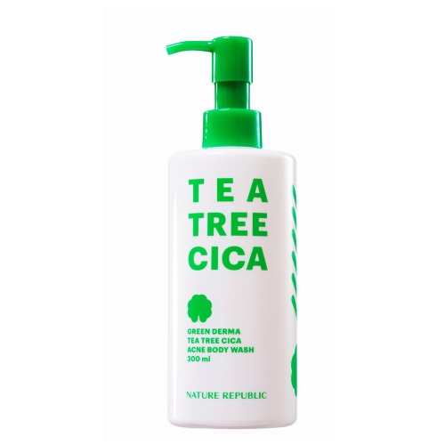 Nature Republic Green Derma Tea Tree Cica Acne Body Wash 300ml