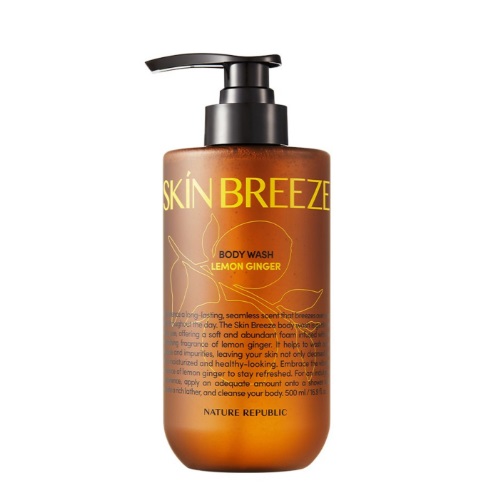 Nature Republic Skin Breeze Lemon Ginger Body Wash 500ml