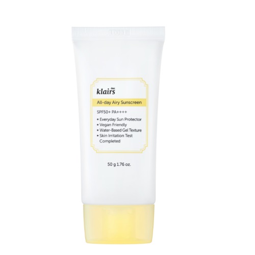 Dear, Klairs All-Day Airy Sunscreen SPF50+ PA++++50g