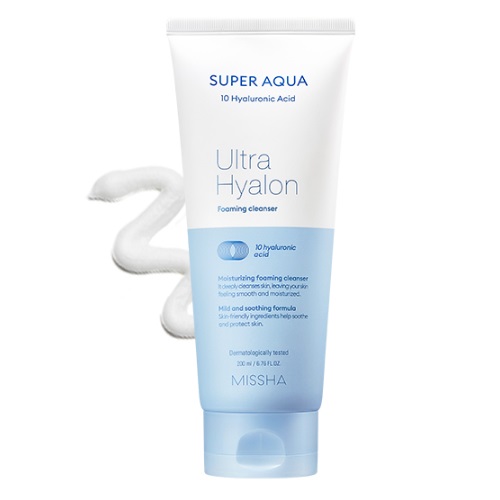 MISSHA Super Aqua Ultra Hyalron Foaming Cleanser 200ml