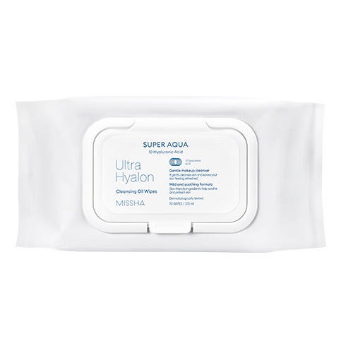 MISSHA Super Aqua Ultra Hyalron Cleansing Oil Wipes 30sheets