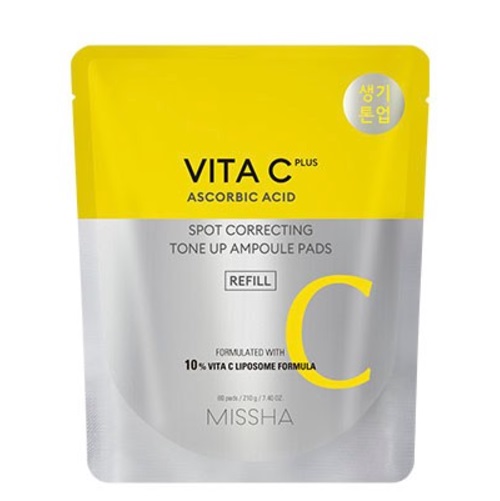 MISSHA Vita C Plus Spot Correcting Tone Up Ampoule Pads (Refill) 80pads