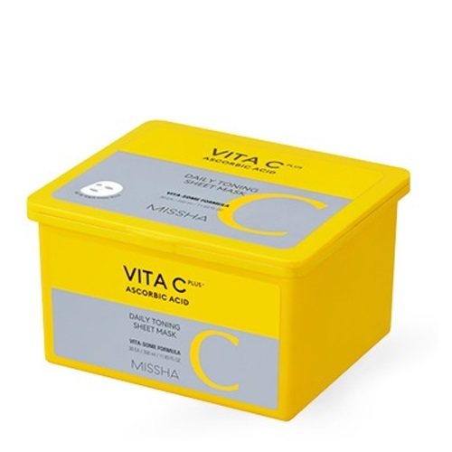 MISSHA Vita C Plus Daily Toning Sheet Mask 350ml/30sheets