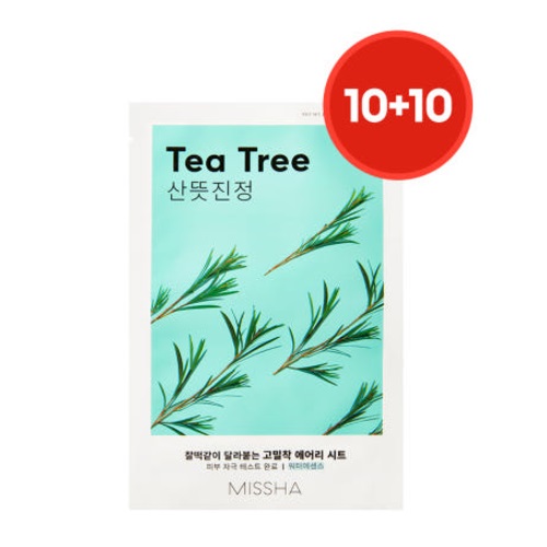 MISSHA Airy Fit Sheet Mask [Tea Tree] 20sheet Set