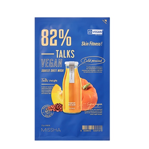 MISSHA Talks Vegan Squeeze Sheet Mask 27g *10ea [Skin Fitness] 