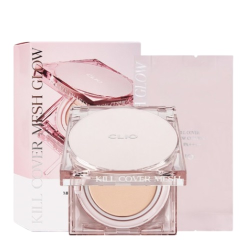 CLIO Kill Cover Mesh Glow Cushion SPF50+,PA++++/15gx2 Set