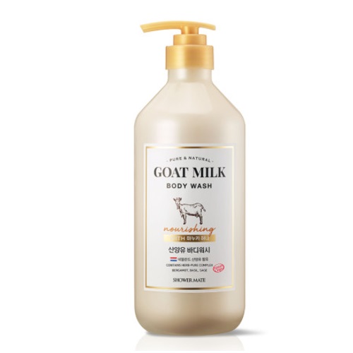 Shower Mate Goat Milk Body Wash 800ml [Manuka Honey]