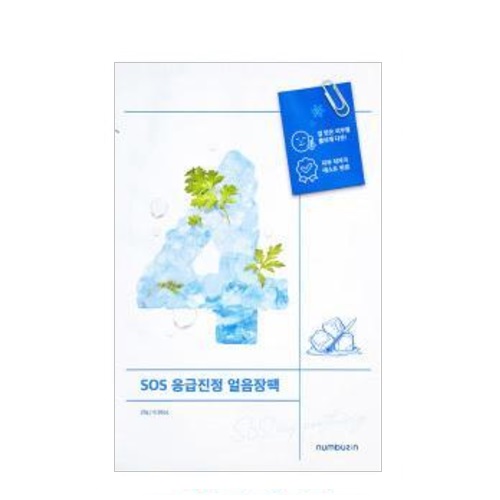 numbuzin No. 4 Icy Soothing Sheet Mask 10pcs