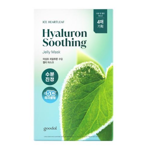 GOODAL Ice Heartleaf Hyaluron Soothing Jelly Mask 4pcs.