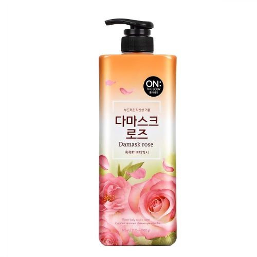 On The Body Damask Rose Body Wash 875ml