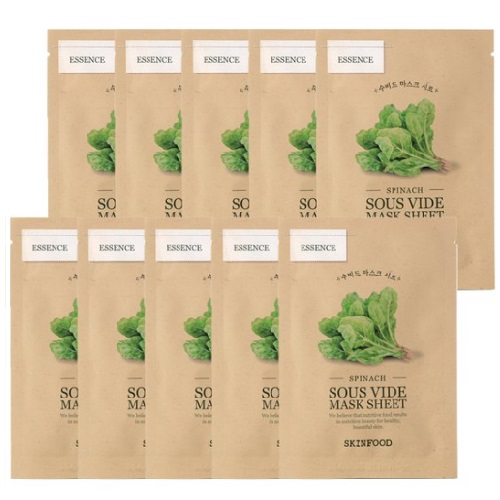 SKINFOOD Sous Vide Mask Sheet (Spinach) 18g x 10sheet