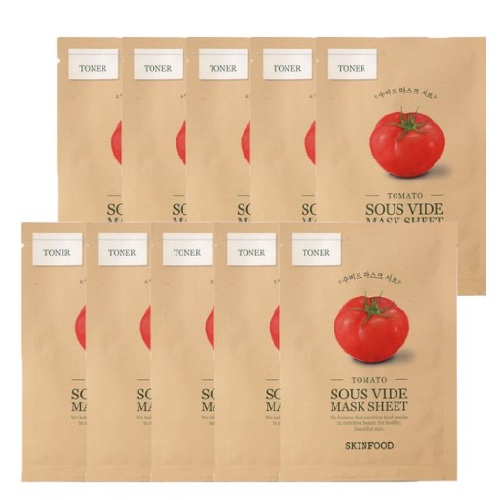 SKINFOOD Sous Vide Mask Sheet (Tomato) 18g x 10sheet