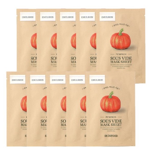 SKINFOOD Sous Vide Mask Sheet (Pumpkin) 18g x 10sheet