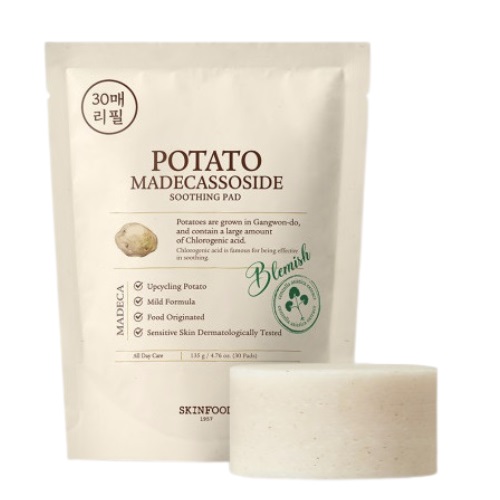 SKINFOOD Potato Madecassoside Soothing Pad 30pads REFILL