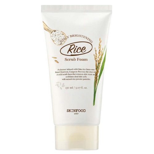 SKINFOOD Rice Daily Brightening Scrub Foam 150ml