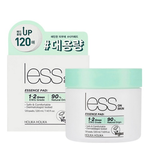 Holika Holika Less On Skin Essence Pad 120pads