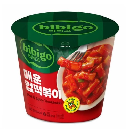 Bibigo Cup Hot & Spicy Tteokbokki 110G 