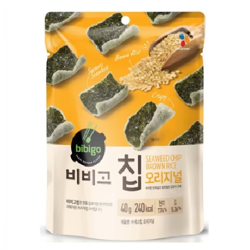 Bibigo Seaweed Chip Brown Rice 40g