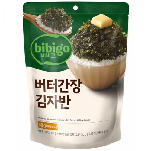 Bibigo Roasted Seaweed Flakes with Butter & Soy Sauce 50g