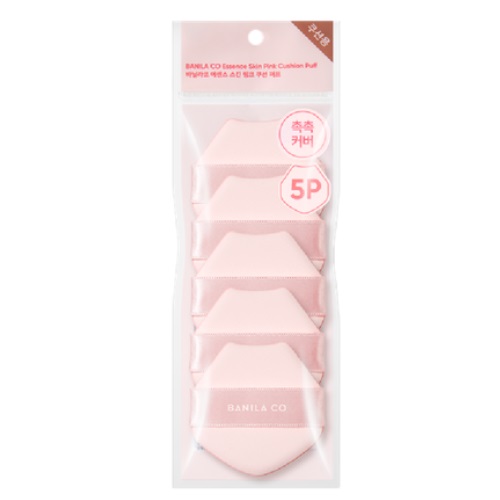 BANILA CO Essence Skin Pink Cushion Puff 5P