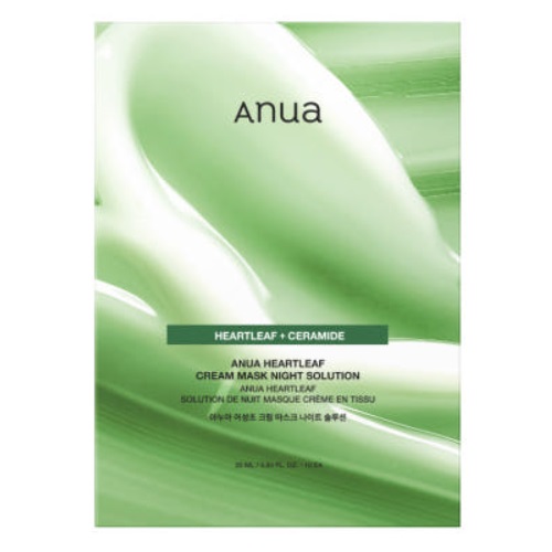 ANUA Heartleaf Cream Mask Night Solution 25ml x 10sheets