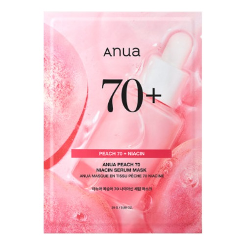 ANUA Peach 70 Niacin Serum Mask 25ml x 10sheets