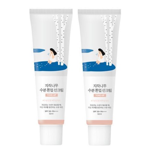 Round Lab Birch Juice Moisturizing Tone Up Sunscreen SPF50+PA++++50ml*2EA