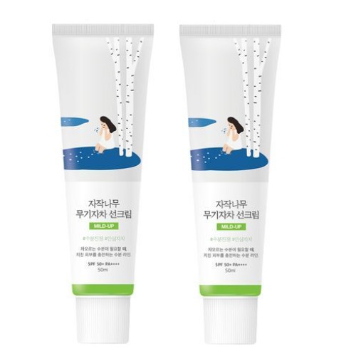 Round Lab Birch Juice Mild-Up Sunscreen SPF50+PA++++50ml *2EA