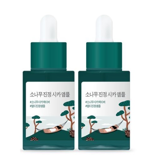 Round Lab Pine Calming Cica Ampoule 30ml+30ml Set