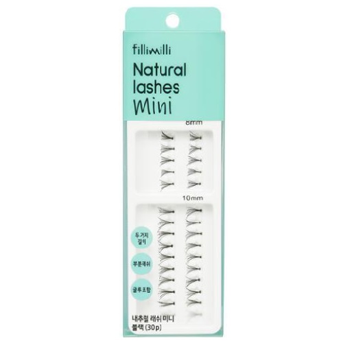 fillimilli Natural Lashes mini Black 30P