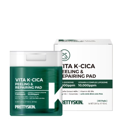 Prettyskin Vita K-Cica Peeling & Repairing Pad 80pads