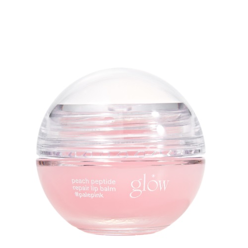 GLOW Peach Peptide Repair Lip Balm 8g #PalePink