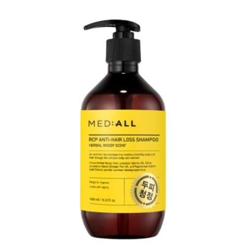 MED:ALL RCP Anti-Hair Loss Shampoo [Herbal Woody Scent] 480ml