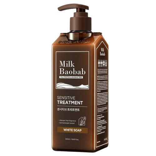 Milk Baobab Sensitive Treatment 500ml / WHITE SOAP