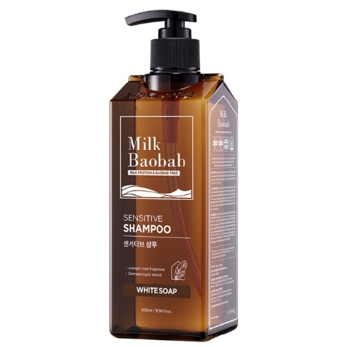 Milk Baobab Sensitive Shampoo 500ml WHITE SOAP